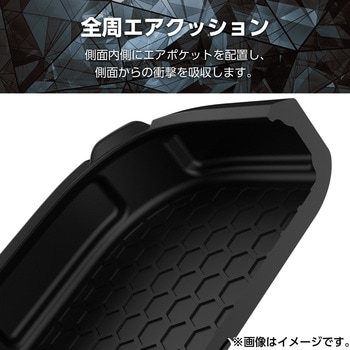 iPhone16 Pro ケース ハイブリッド 衝撃吸収 カメラレンズ保護設計 ストラップホール付 ZEROSHOCK エレコム