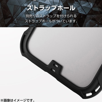 iPhone16 Pro ケース ハイブリッド 衝撃吸収 カメラレンズ保護設計 背面クリア ZEROSHOCK エレコム