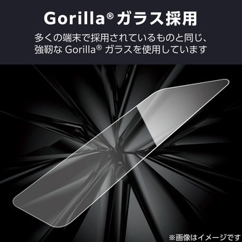 iPhone16 Plus ガラスフィルム 高透明 ブルーライトカット ゴリラ 薄型 0.21mm 表面硬度10H 指紋防止 エレコム