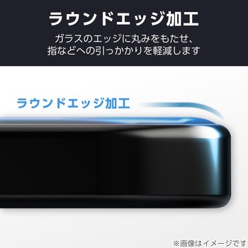 iPhone16 Pro ガラスフィルム アンチグレア 光反射軽減 美しい映像美 手触りさらさら 表面硬度9H 指紋防止 エレコム