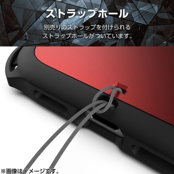 iPhone16 ケース ハイブリッド 衝撃吸収 カメラレンズ保護設計 ストラップホール付 フィルム付 ZEROSHOCK エレコム