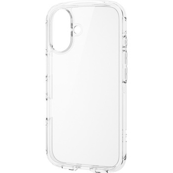 iPhone 16 ケース ハイブリッド 衝撃吸収 軽量 薄型 ストラップホール付 TOUGH SLIM LITE エレコム