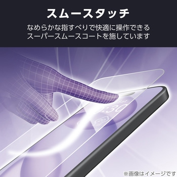 iPhone16 ガラスフィルム 高透明 覗き見防止 左右180°視線ブロック 表面硬度10H 指紋防止 飛散防止 エレコム