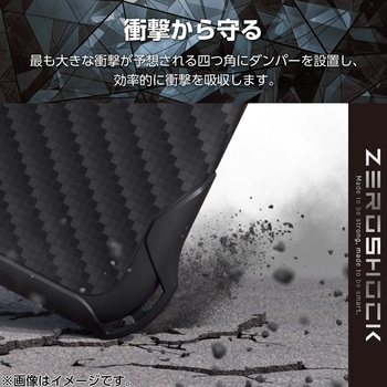 iPhone16ケース ソフト カバー 滑りにくいグリップテクスチャー 衝撃吸収 カメラレンズ保護設計 ZEROSHOCK エレコム
