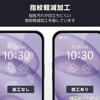 iPhone16 フィルム アンチグレア 衝撃吸収 覗き見防止 左右180°視線ブロック バーコード決済対応 エレコム