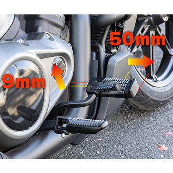 ブレーキペダルカバー ワイド マットブラック KIJIMA(キジマ)