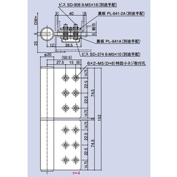 面付127丁番 キンマツ