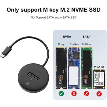 USB3.2Gen2対応 M.2 NVMe SSDスタンド アイネックス