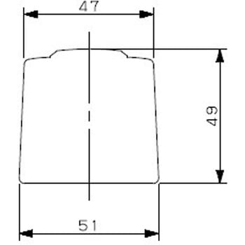 昭和な透明ハンドル カクダイ