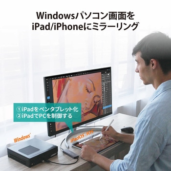 CrossLink2 USB-C HUB-iOS/iPadOS x Windows j5 create