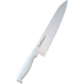 トウジロウ カラー庖丁 牛刀 24cm F-127W 白 富士カトラリー