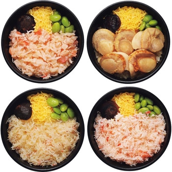 美食千歳 海鮮4種ごはん食べ比べ ノーブランド