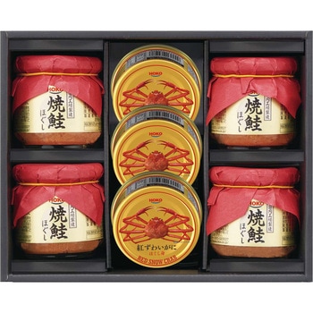 宝幸 紅ずわいがに&焼鮭ほぐしギフト 宝幸