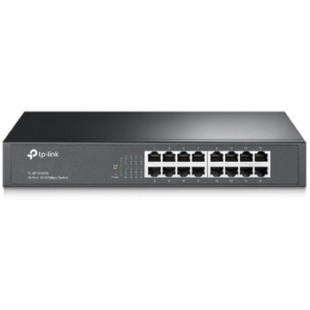 16ポート 10/100Mbps デスクトップ/ラックマウント スイッチ TP-LINK