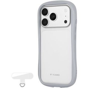 iPhone 18 Pro/iPhone 17 Pro 耐傷・耐衝撃ハイブリッドケース ライトグレー LEPLUS NEXT