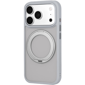 iPhone 18 Pro/iPhone 17 Pro 耐傷・耐衝撃ハイブリッドケース ライトグレー LEPLUS NEXT