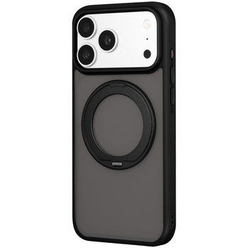 iPhone 18 Pro Max/iPhone 17 Pro Max 耐傷・耐衝撃ハイブリッドケース ブラック LEPLUS NEXT