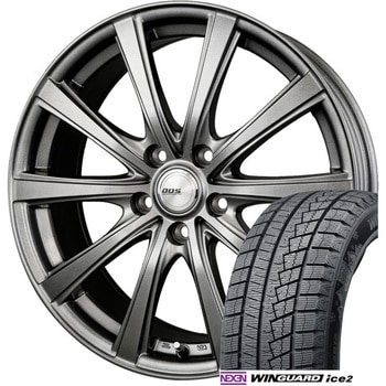 【ノア・ヴォクシー90系等】 スタッドレスタイヤ NEXEN(ネクセン) WINGUARD ice 2 205/60R16 + 16インチ アルミホイール4本set NEXEN