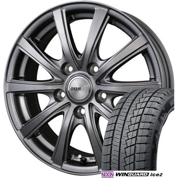 【プリウス50系】 スタッドレスタイヤ GOODYEAR(グッドイヤー) ICE NAVI 7 195/65R15 + 15インチ アルミホイール4本set Goodyear