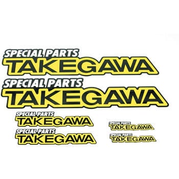 Takegawa ステッカーセット Takegawa 武川 バイクカスタムパーツ 通販モノタロウ 08 01 0086