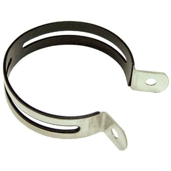 マフラーバンド(ステンレス/バンドラバー)90mm TAKEGAWA(武川)