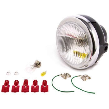 09-03-072 汎用ヘッドライト KIT 6V&12V 1セット TAKEGAWA(武川