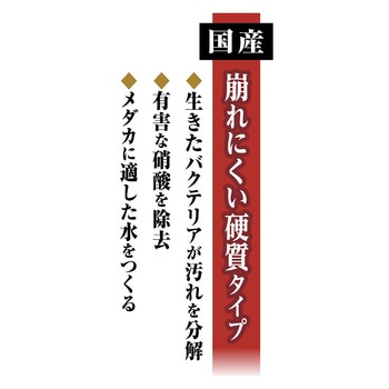 メダカ水景 ろ過する赤玉土 ジェックス