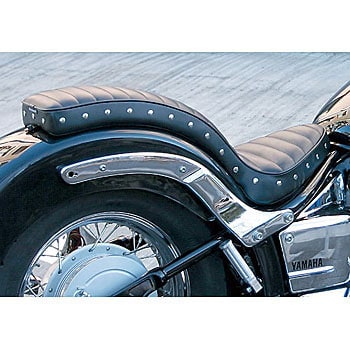 イージーライダース製ビラーゴ250 シート 社外  バイク 部品 3DM スタッド付きコブラシート 修復素材や張替えベースに 品薄 希少品:22324075