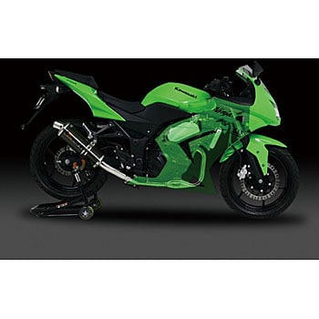 110-225-5390 Ninja250R T/Oサイクロン(SC)フルエキゾースト 1個