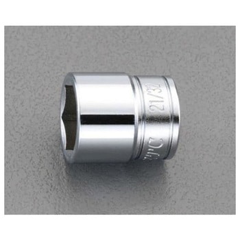 3/8"DRx ソケット 六角 EA618PKシリーズ エスコ