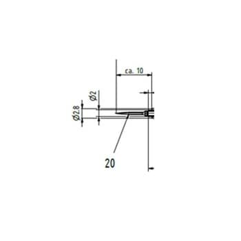 128mm ピン式テストプローブ EA707NCシリーズ エスコ
