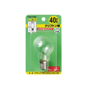 AC110V 電球/ミニクリプトン EA758XJシリーズ エスコ