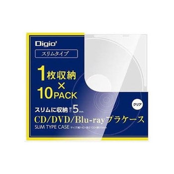 CD/DVD用 スリムケース EA759GSシリーズ エスコ