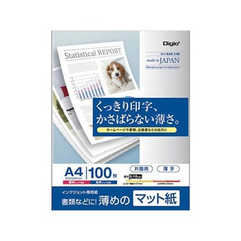 A4 インクジェット用紙 100枚 EA759XAシリーズ エスコ
