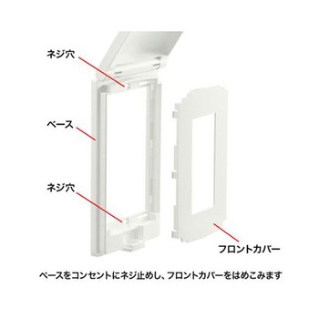 盗電防止用コンセントカバー EA815HZシリーズ エスコ