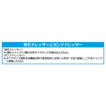Φ9.0 ダイヤモンド単石ドレッサー EA827NAシリーズ エスコ