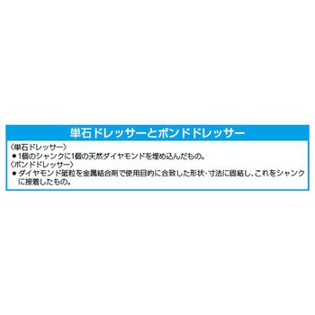 Φ9.0 ダイヤモンド単石ドレッサー EA827NAシリーズ エスコ
