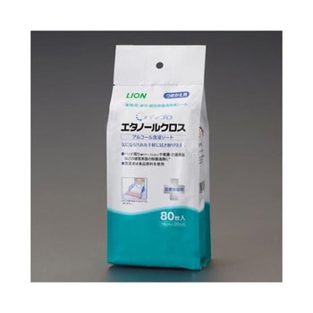 140x200mm 除菌エタノールクロス EA922HAシリーズ - エスコ