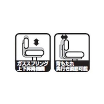 ワークチェアー EA956XBシリーズ エスコ