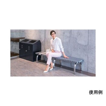 ベンチ 背無/グレー EA956XEシリーズ エスコ