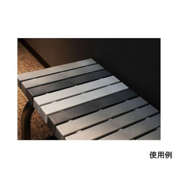 ベンチ 背無/グレー EA956XEシリーズ エスコ
