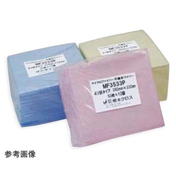 マイクロファイバー不織布ワイパー 4ツ折 350×330mm 50枚×12袋 MF3533シリーズ - 橋本クロス