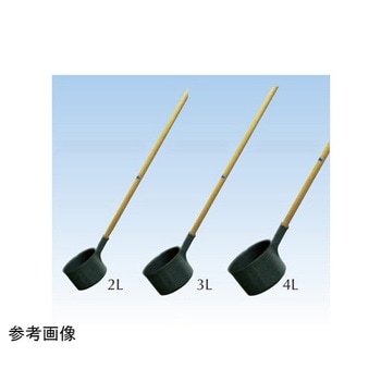 採水手杓 木柄付 容量 /柄の長さ 宮本理研工業