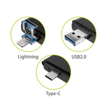 マルチカードリーダー / TypeC / USB-A 1ケース 6個入 L-MCRシリーズ Lazos
