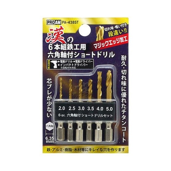漢の鉄工ショートドリル アズワン