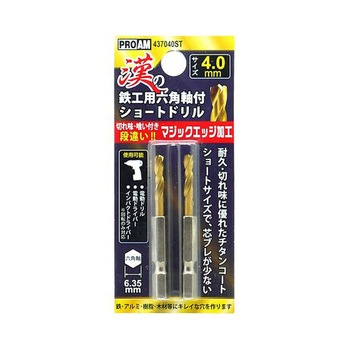 漢の鉄工ショートドリル アズワン