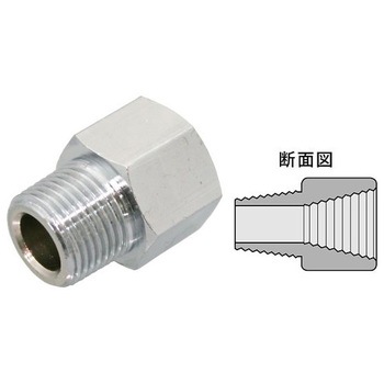 同径中間ソケットテーパーネジ AM-PRCシリーズ アズワン