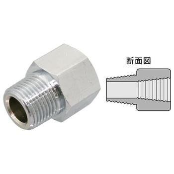 異径中間ソケットテーパーネジ AM-PRCシリーズ アズワン