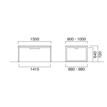 ミーティングテーブル ワイヤリングBOXタイプ QBシリーズ ニシキ工業