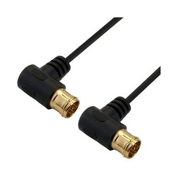 アンテナケーブル S-2.5C-FB L字差込式-L字差込式コネクタ ホーリック